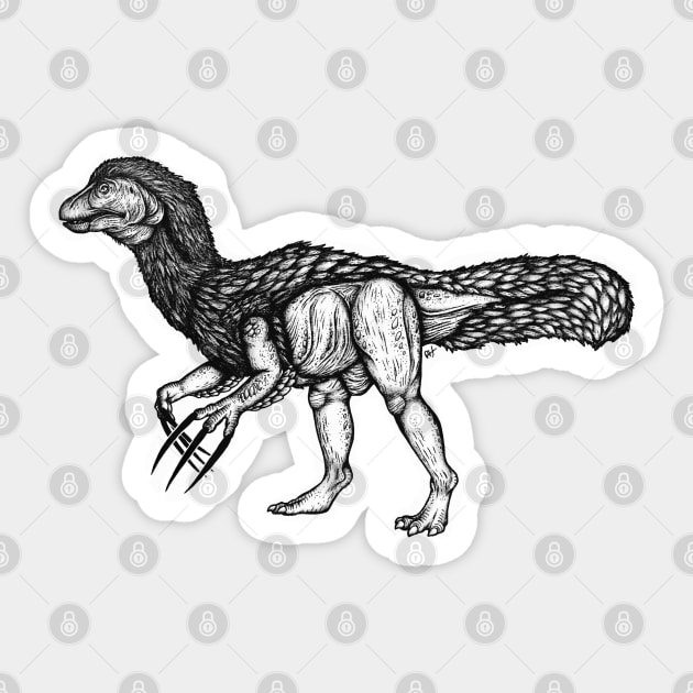 Therizinosaur Sticker by charyzard